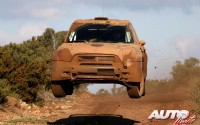 Kris Meeke durante las pruebas de puesta a punto del Mini WRC realizadas en Chateau Lastours (Francia) a principios de 2011.