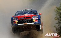 Dani Sordo con Citroën C4 WRC en el Rally de Portugal de 2010, puntuable para el Campeonato del Mundo de Rallyes WRC.