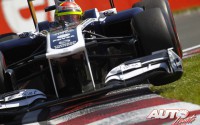 Pastor Maldonado con el Williams FW33 en el Gran Premio de Canadá de 2011, disputado en el circuito Gilles Villeneuve de Montreal.