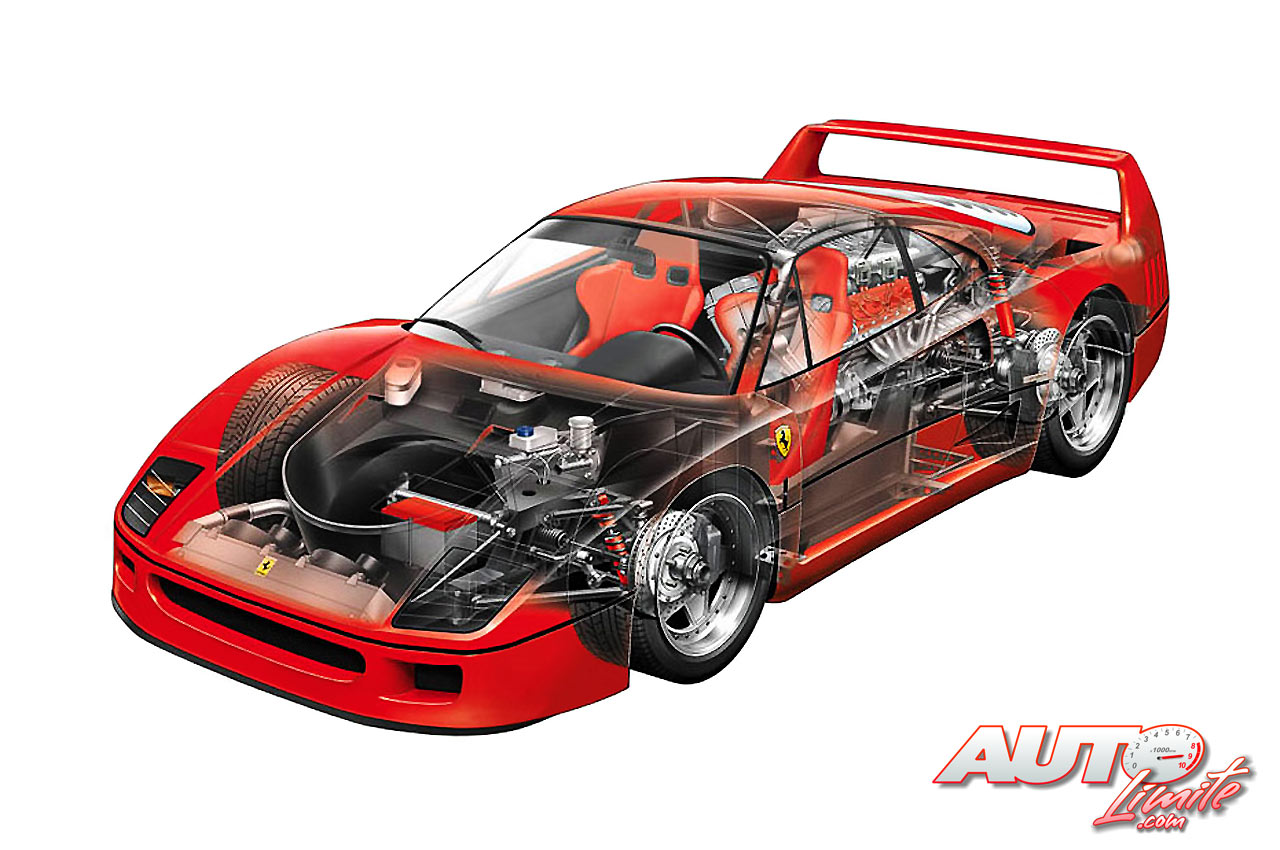 Ferrari 166 Cutaway