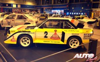 Audi Quattro S1 Grupo B pilotado por Hannu Mikkola en 1985. Motor 2.1 Turbo / 450 CV a 7.500 rpm / 960 kg de peso.