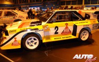 Audi Quattro S1 Grupo B pilotado por Hannu Mikkola en 1985. Motor 2.1 Turbo / 450 CV a 7.500 rpm / 960 kg de peso.