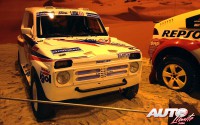 Lada Niva Dakar pilotado por Jacky Ickx en 1988. Motor 2.5 atmosférico / 280 CV a 7.200 rpm.