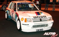 Peugeot 205 T16 Evo I Grupo B pilotado por Ari Vatanen en 1984. Motor 1.8 Turbo / 340 CV a 8.000 rpm / 910 kg de peso.