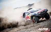 Carlos Sainz con el Peugeot 2008 DKR en la 3ª etapa del Rally Dakar 2015, disputada entre las localidades argentinas de San Juan y Chilecito.