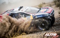 Cyril Despres con el Peugeot 2008 DKR en la 3ª etapa del Rally Dakar 2015, disputada entre las localidades argentinas de San Juan y Chilecito.