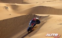 Stephane Peterhansel con el Peugeot 2008 DKR en la 6ª etapa del Rally Dakar 2015, disputada entre las localidades chilenas de Antofagasta e Iquique.