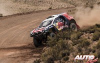 Cyril Despres con el Peugeot 2008 DKR en la 10ª etapa del Rally Dakar 2015, disputada entre Calama (Chile) y Salta (Argentina).