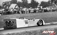 Jackie Stewart al volante del Chaparral 2J de 1970.