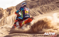 Matthias Walkner, a los mandos de su KTM 450 Rally, durante el Rally Dakar 2019.