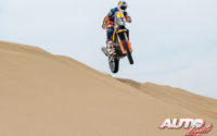 Matthias Walkner, a los mandos de su KTM 450 Rally, durante el Rally Dakar 2019.