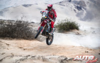 Daniel Nosiglia Jager, a los mandos de su Honda CRF 450 Rally, durante el Rally Dakar 2019.